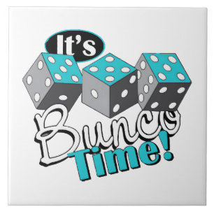 Azulejo De Cerâmica É hora do Bunco!