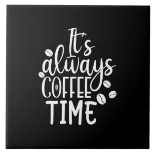 Azulejo De Cerâmica É sempre hora do café