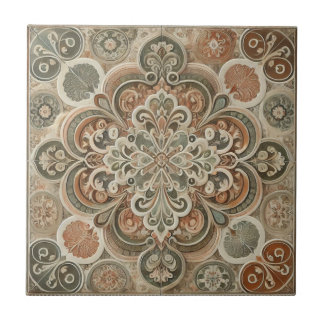 Azulejo De Cerâmica Earthen Bohemian Maximalist