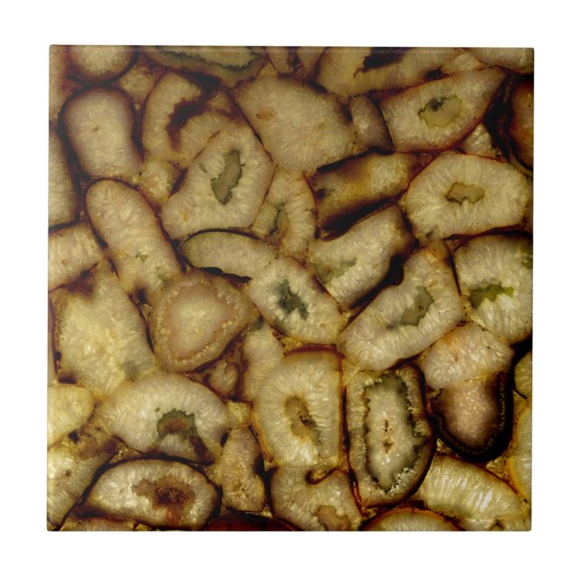 Azulejo De Cerâmica Earthen Green Quartz Agates (Frente)