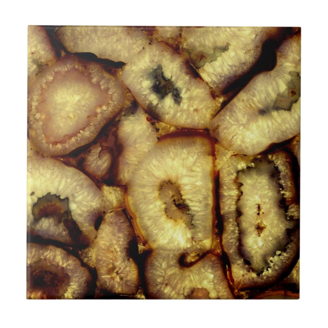 Azulejo De Cerâmica Earthen Green Quartz Agates (Frente)