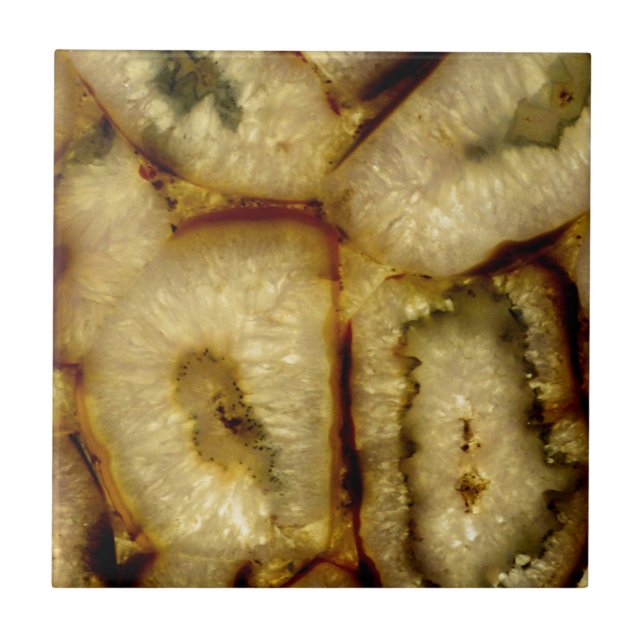 Azulejo De Cerâmica Earthen Green Quartz Agates (Frente)