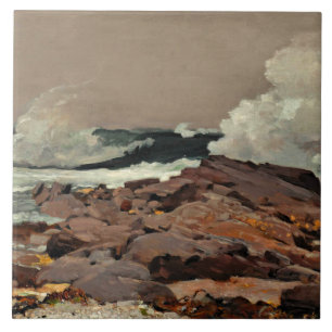 Azulejo De Cerâmica East Point, belas artes por Winslow Homer