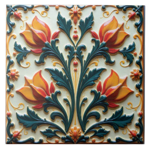 Azulejo De Cerâmica Ecos da Primavera, Limitados pela Luz