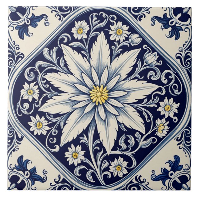 Azulejo De Cerâmica Edelweiss 3 (Frente)