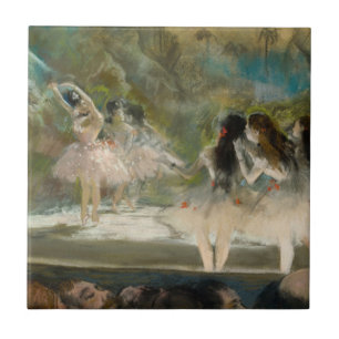 Azulejo De Cerâmica Edgar Degas - Balé na Ópera de Paris