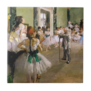 Azulejo De Cerâmica Edgar Degas Classe de Dança