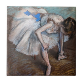 Azulejo De Cerâmica Edgar Degas - Dançarina Sentada