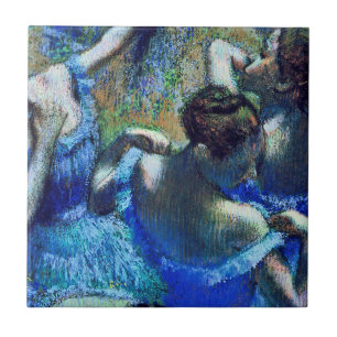 Azulejo De Cerâmica Edgar Degas - Dançarinos Azuis