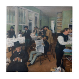 Azulejo De Cerâmica Edgar Degas - Escritório de Algodão em Nova Orlean
