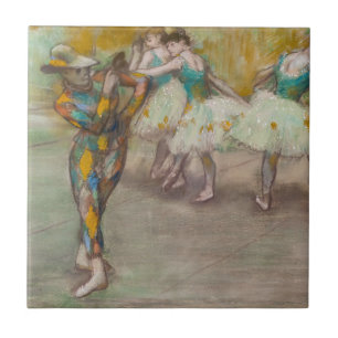 Azulejo De Cerâmica Edgar Degas - Harlequin Dance