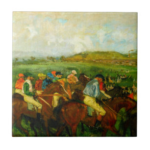 Azulejo De Cerâmica Edgar Degas Horseback Riding