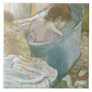 Azulejo De Cerâmica Edgar Degas o banho