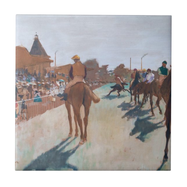 Azulejo De Cerâmica Edgar Degas - O Desfile (Frente)