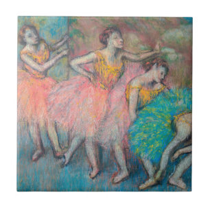 Azulejo De Cerâmica Edgar Degas - Quatro Dançarinos