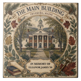 Azulejo De Cerâmica Edifício Principal Personalizado Fryeburg Maine Ex