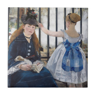Azulejo De Cerâmica Edouard Manet - A Ferrovia