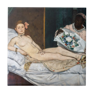 Azulejo De Cerâmica Edouard Manet - Olympia