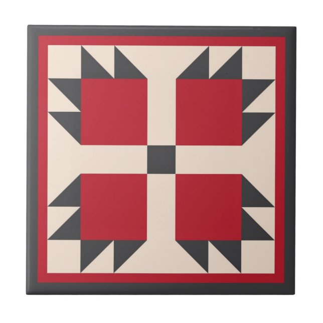 Azulejo De Cerâmica Edredão Trivet - bloco dos Bearcats (Frente)