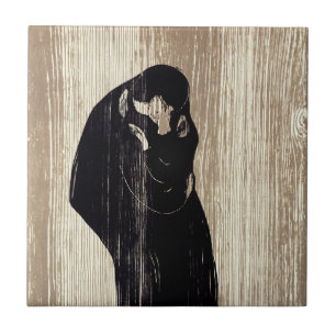 Azulejo De Cerâmica Edvard Munch - O Beijo IV