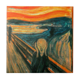 Azulejo De Cerâmica EDVARD MUNCH - o gritar 1893