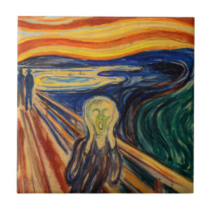 Azulejo De Cerâmica Edvard Munch - O Gritar 1910