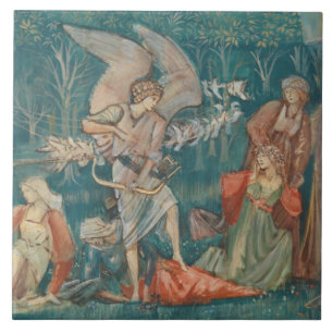 Azulejo De Cerâmica Edward Burne-Jones - A Passagem de Vênus