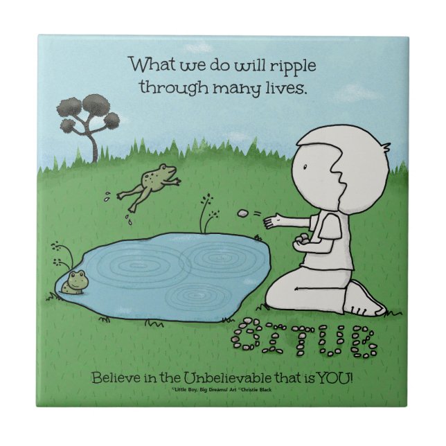 Azulejo De Cerâmica Efeito de réplica (Frente)