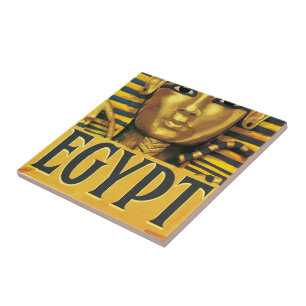 Azulejo De Cerâmica Egito - Tutankhamun