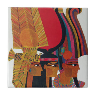 Azulejo De Cerâmica Egito Vintage Air Viagem Turismo da Antiga Cultura