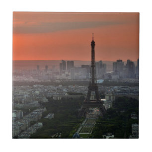 Azulejo De Cerâmica Eiffel Tower Paris Europe Viagem