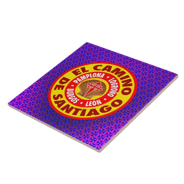 Azulejo De Cerâmica EL Camino de Santiago (Lateral)