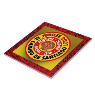 Azulejo De Cerâmica EL Camino de Santiago 2021