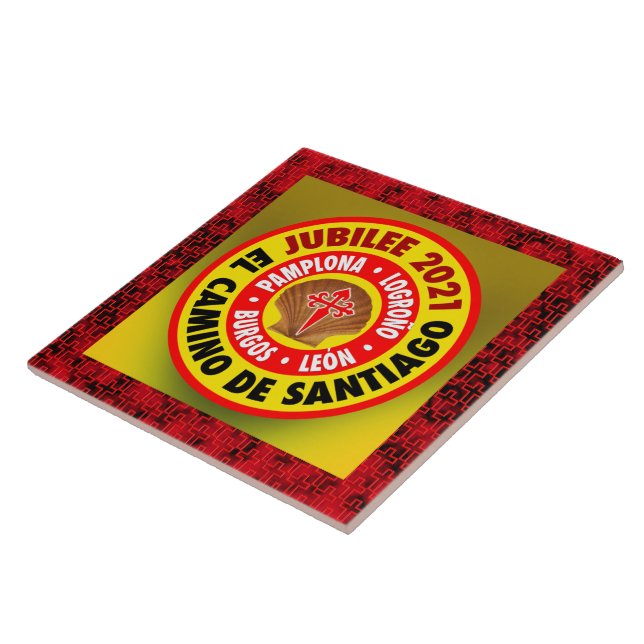 Azulejo De Cerâmica EL Camino de Santiago 2021 (Lateral)