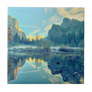Azulejo De Cerâmica EL Capitan e reflexão de três irmãos