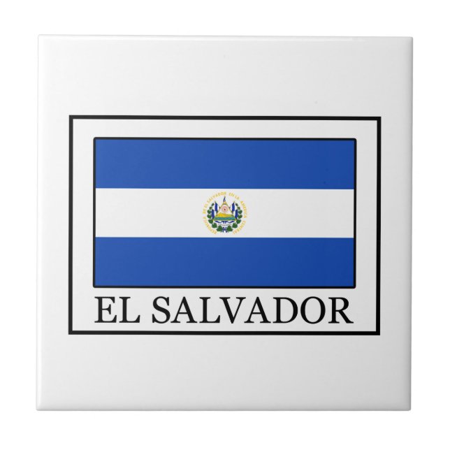 Azulejo De Cerâmica El Salvador (Frente)
