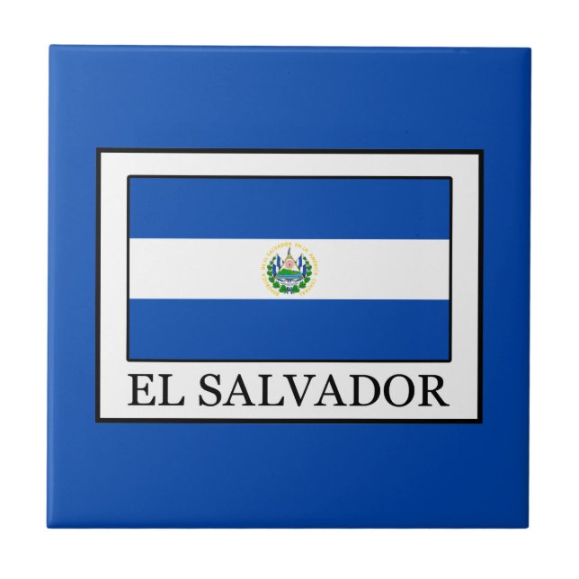 Azulejo De Cerâmica El Salvador (Frente)