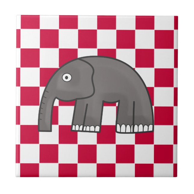 Azulejo De Cerâmica elefante (Frente)