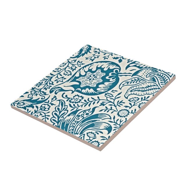 Azulejo De Cerâmica Elegância Botânica (Lateral)