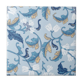 Azulejo De Cerâmica Elegância Botânica Vintage