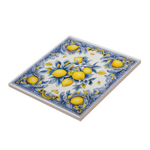 Azulejo De Cerâmica Elegância 🍋 Citrus