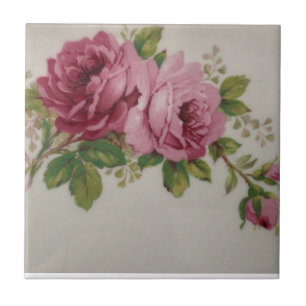Azulejo de Cerâmica Elegância Rosa