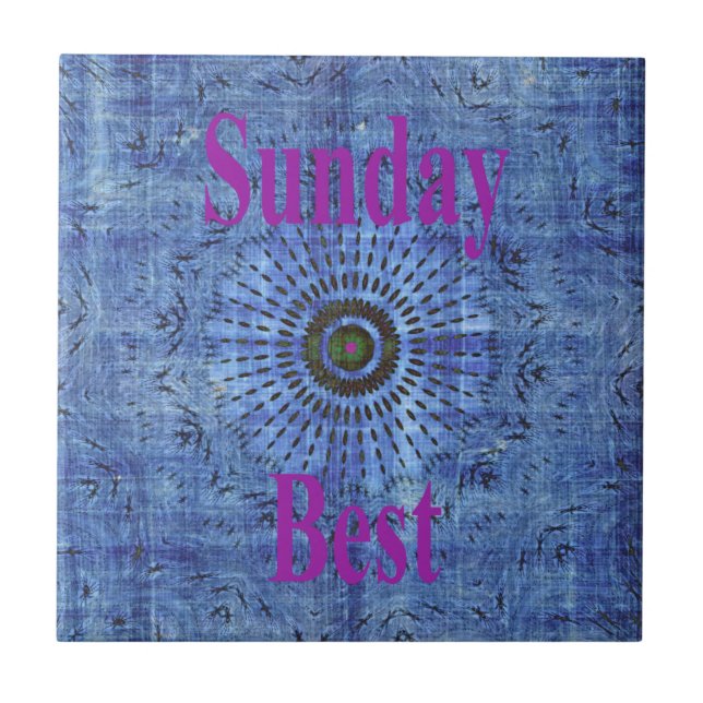 Azulejo De Cerâmica Elegante Blue denim motif vetor impressão (Frente)