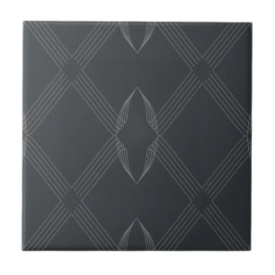 Azulejo De Cerâmica Elegante, chic, luxuoso, simples padrão de linha