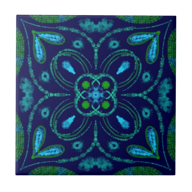 Azulejo De Cerâmica Elegante Emerald Green (Frente)