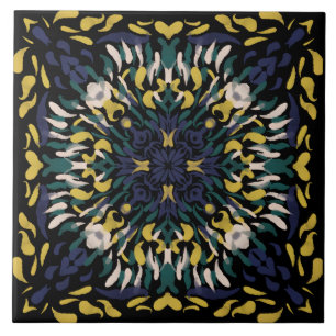 Azulejo De Cerâmica Elegante português mediterrânico