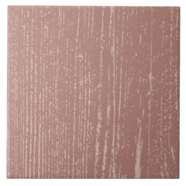 Azulejo De Cerâmica Elegante Rosy Brown Wood Grain