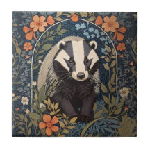 Elegante William Morris Inspirou Badger