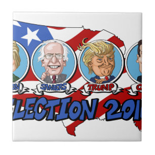 Azulejo De Cerâmica Eleição 2016 presidencial