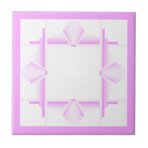 Azulejo De Cerâmica Elementos da arte deco a rosa